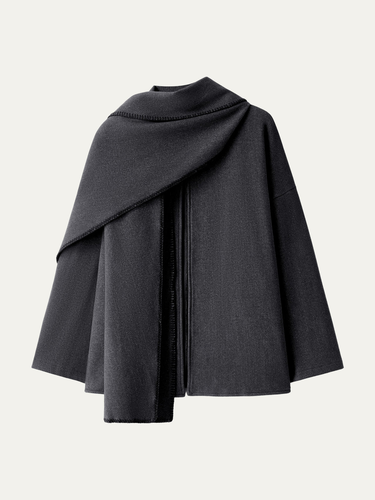 Oversized Scarf Jacket
