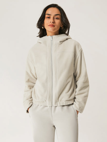 Water-Proof Fleece Reversable Hooded Jacket