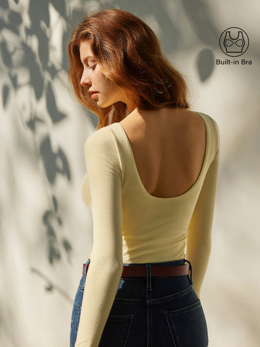 Open-Back Bandless Brami Top