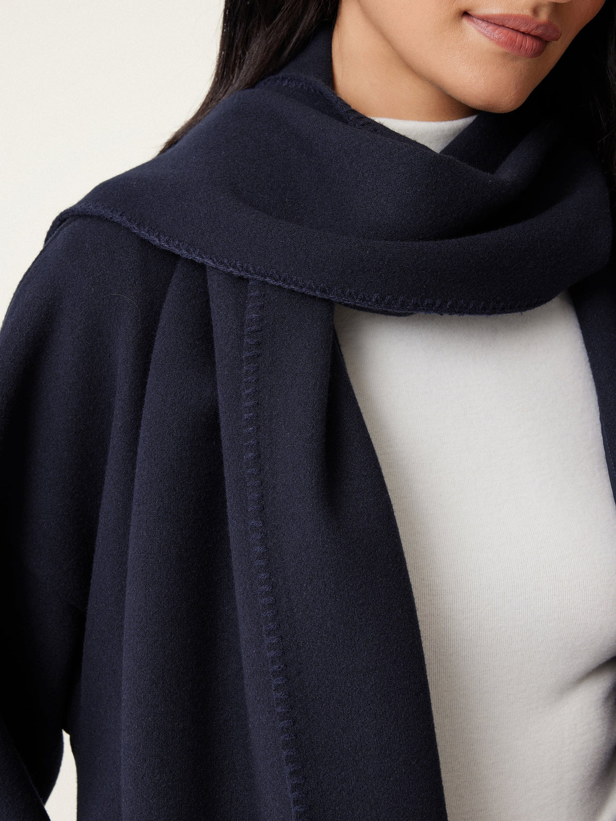 Oversized Scarf Jacket