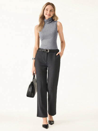 Lyocell Cashmere Sleeveless Turtleneck Brami