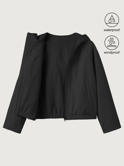 Water-Proof Fleece Reversable Hooded Jacket