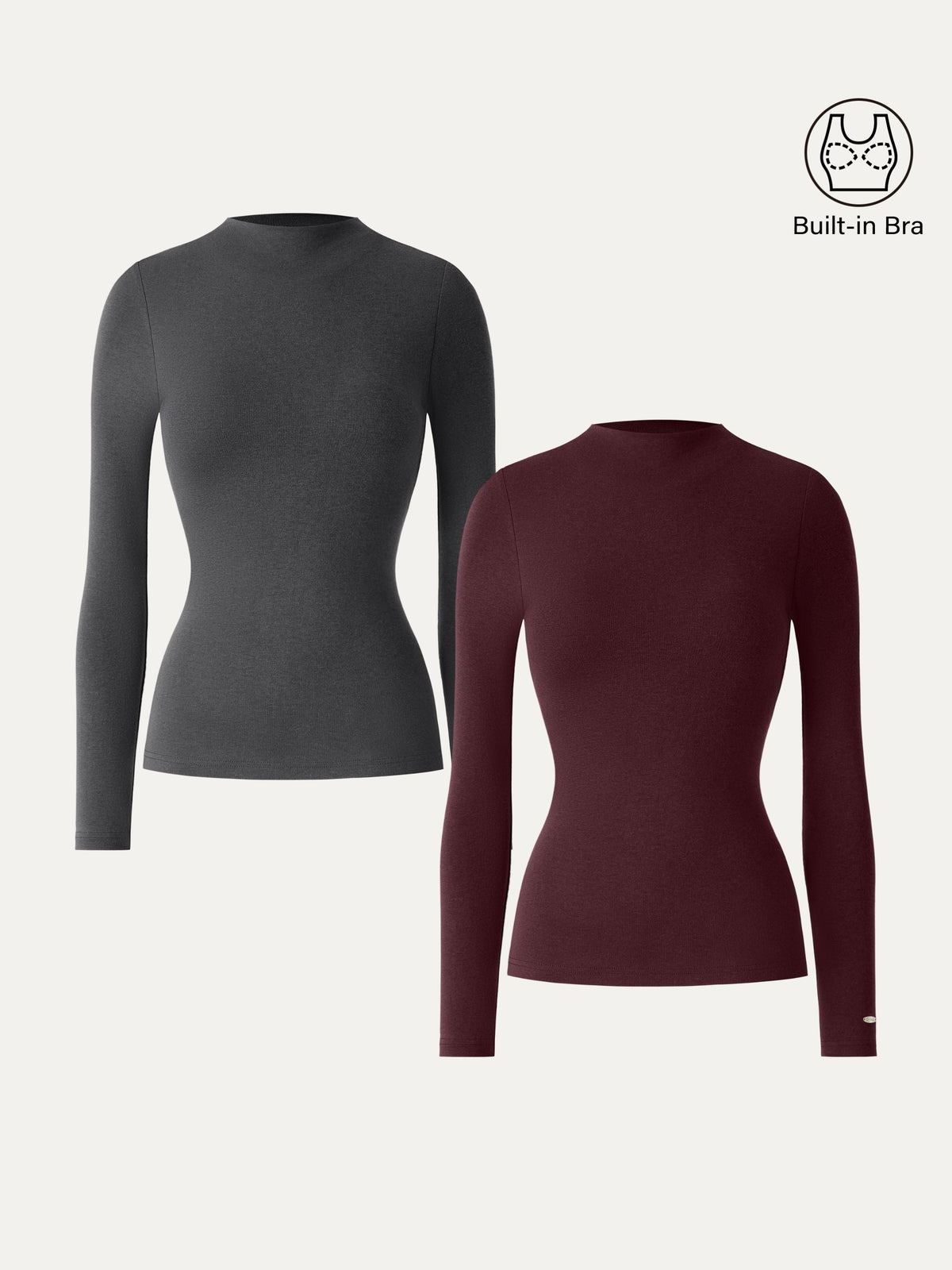 LiteWarm Mockneck Long Sleeve Brami