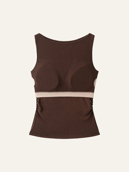 Boat Neck Brami Tank Top