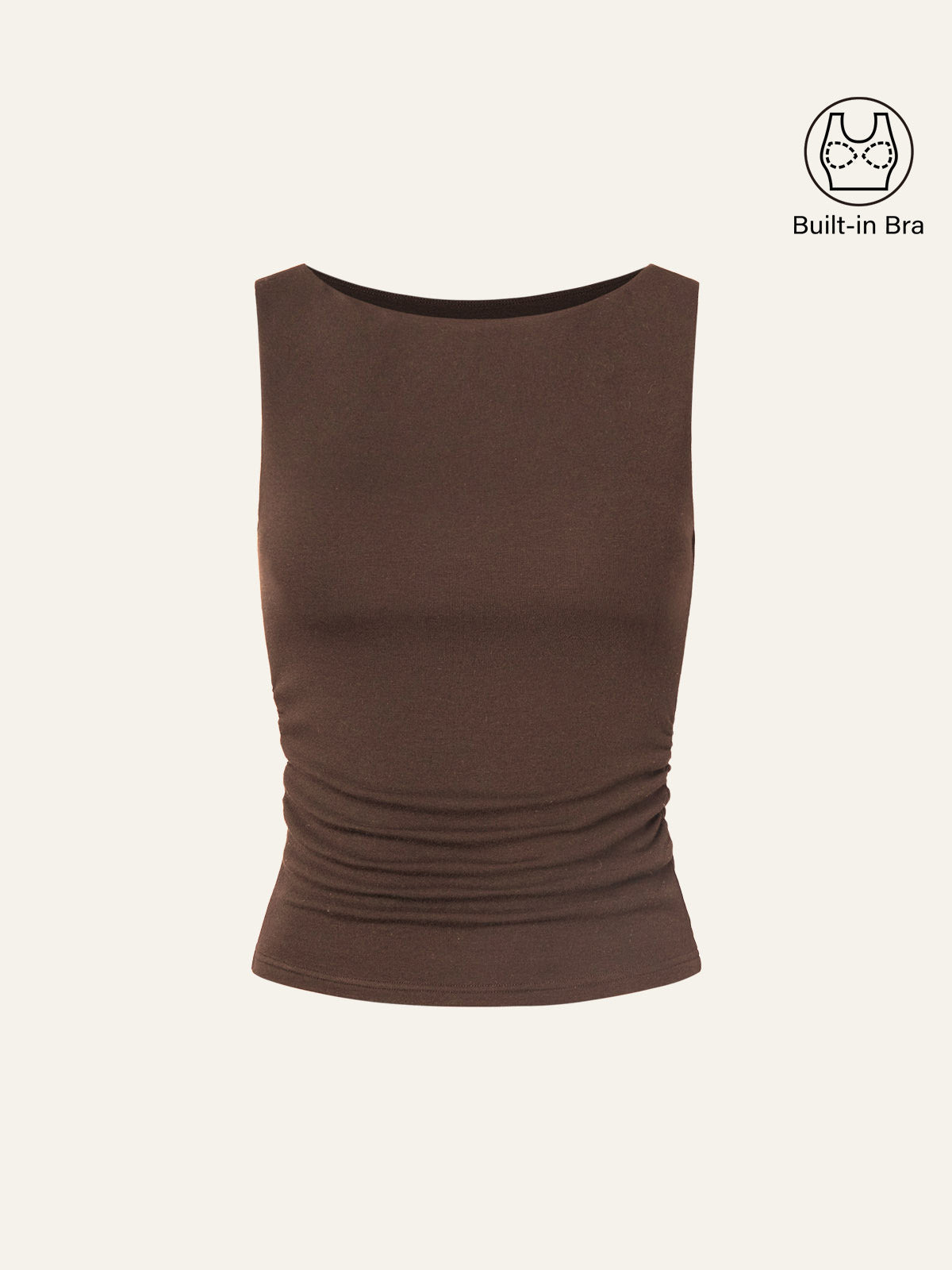 Boat Neck Brami Tank Top