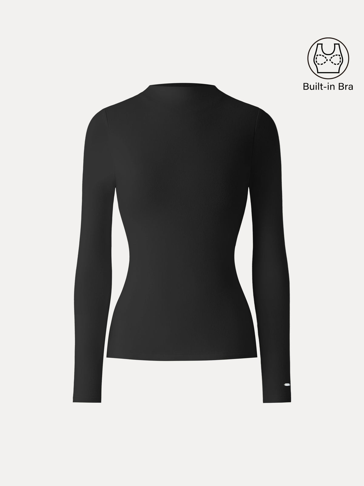 MaxWarm Brushed Mockneck Long Sleeve Brami
