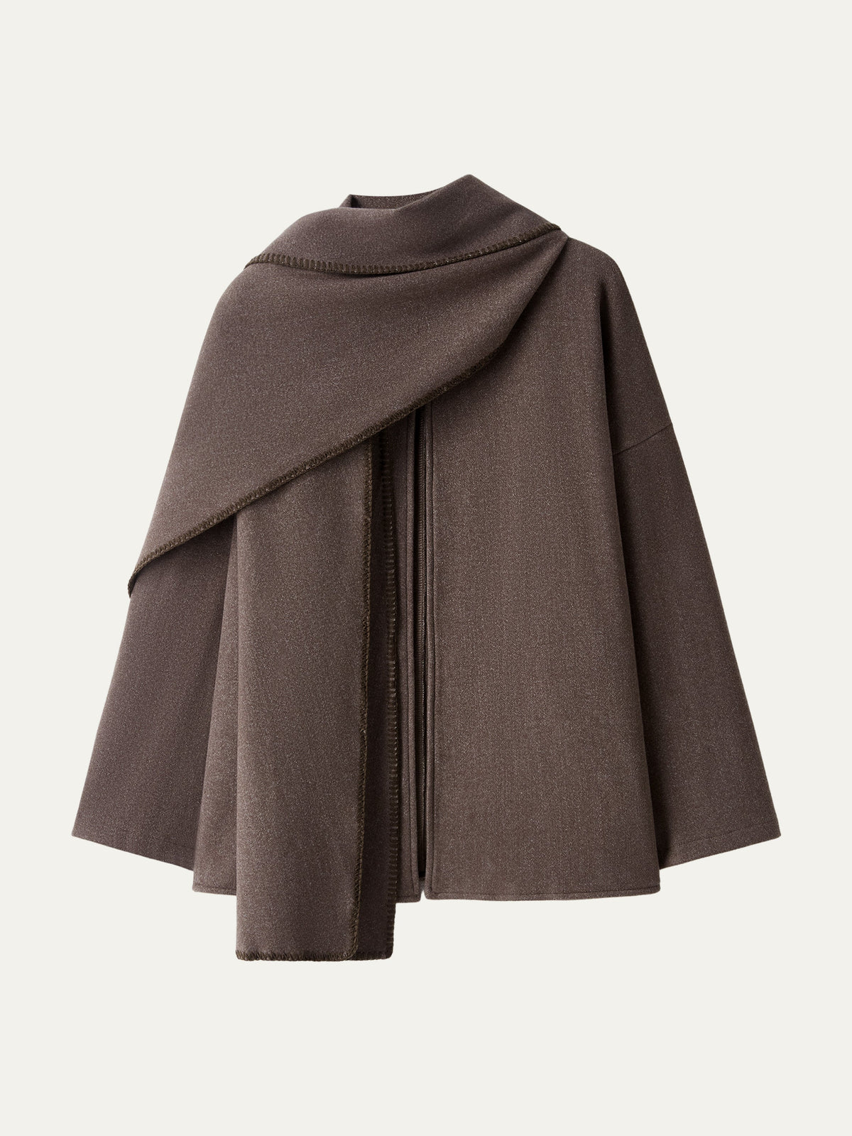 Oversized Scarf Jacket