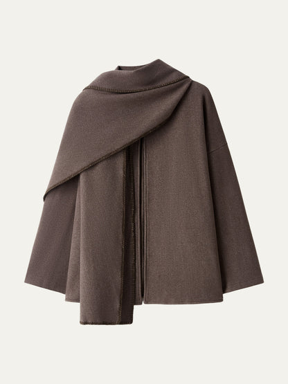 Oversized Scarf Jacket