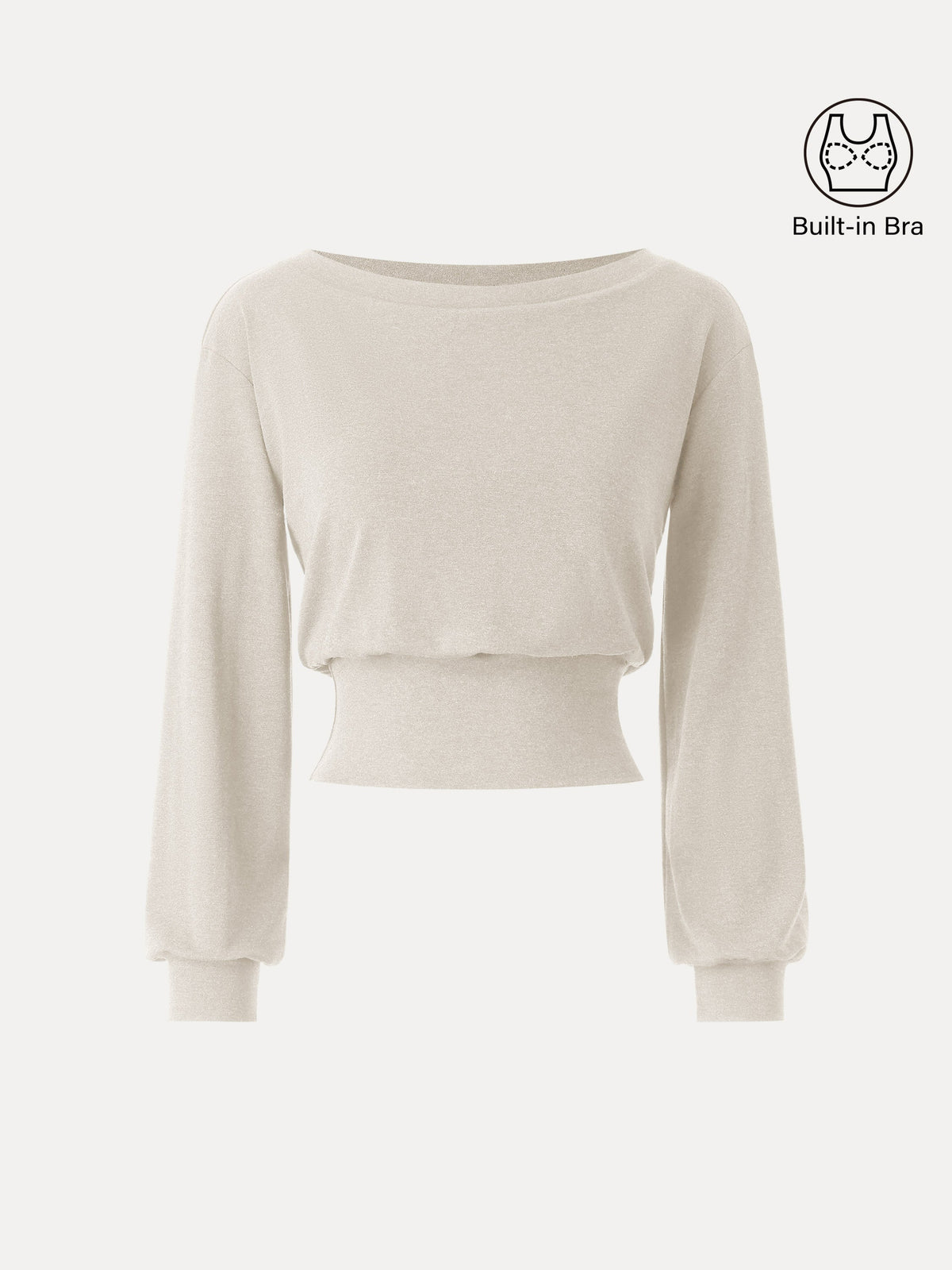 Non-Itchy Wool Blend Boatneck Brami