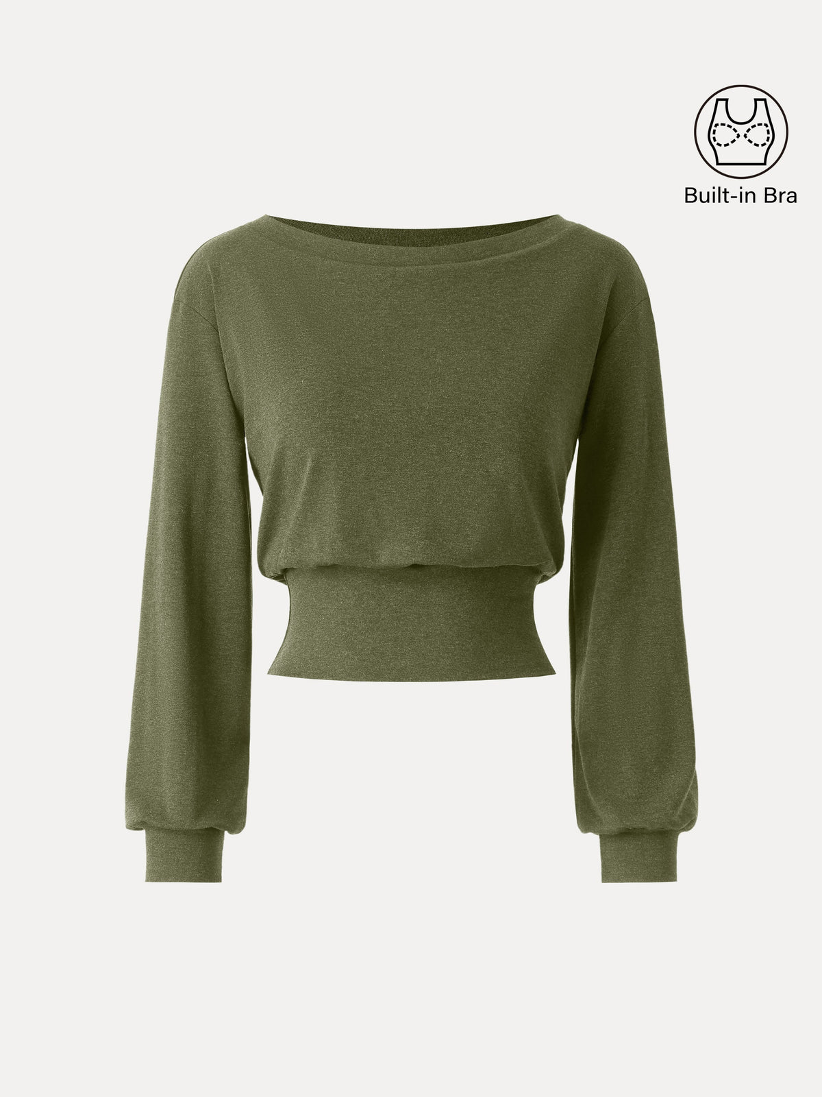 Non-Itchy Wool Blend Boatneck Brami