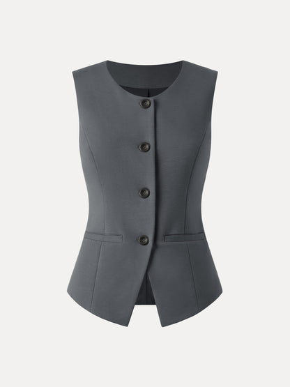 Office Staple Waistcoat with Pockets
