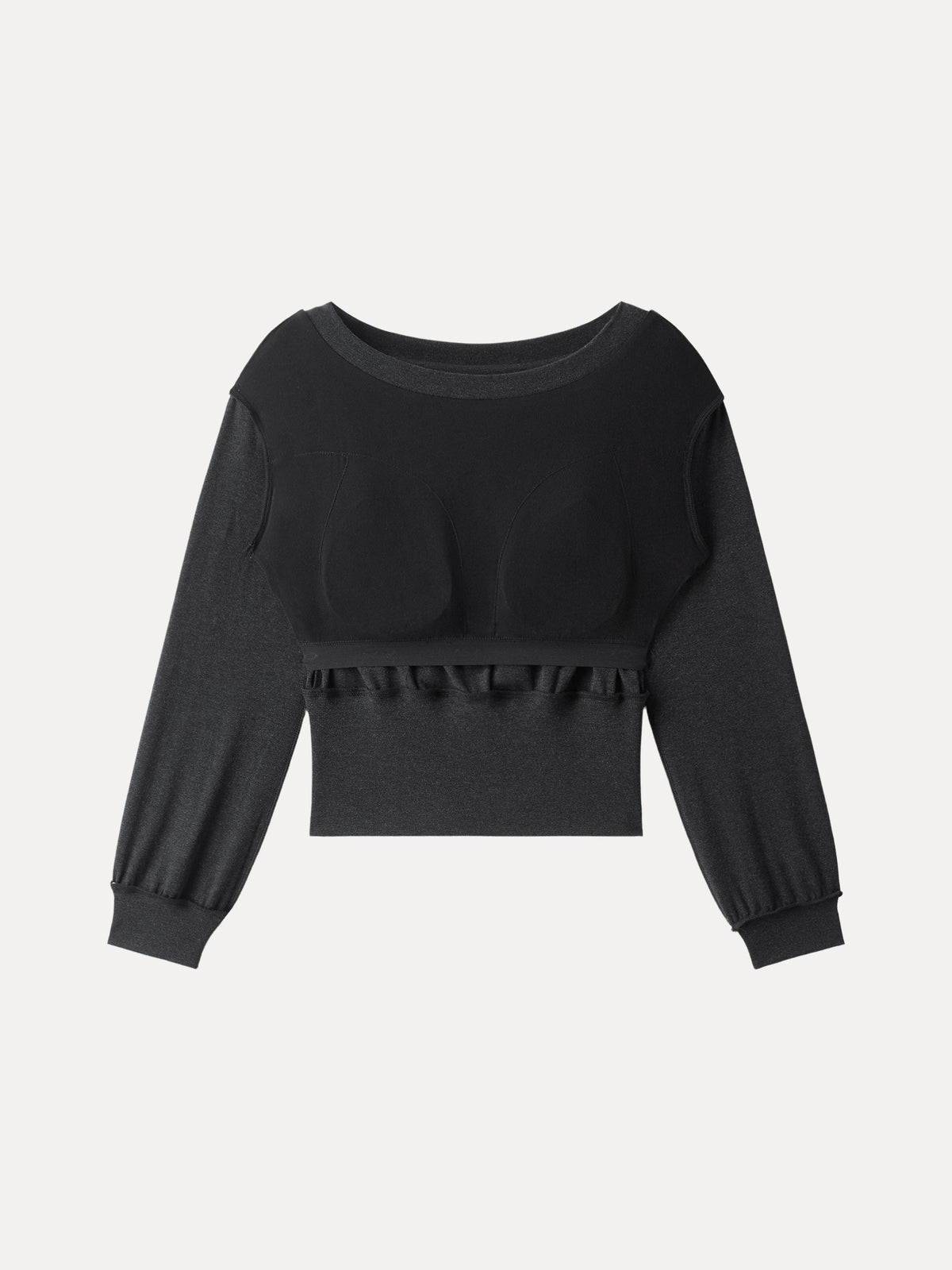 Non-Itchy Wool Blend Boatneck Brami