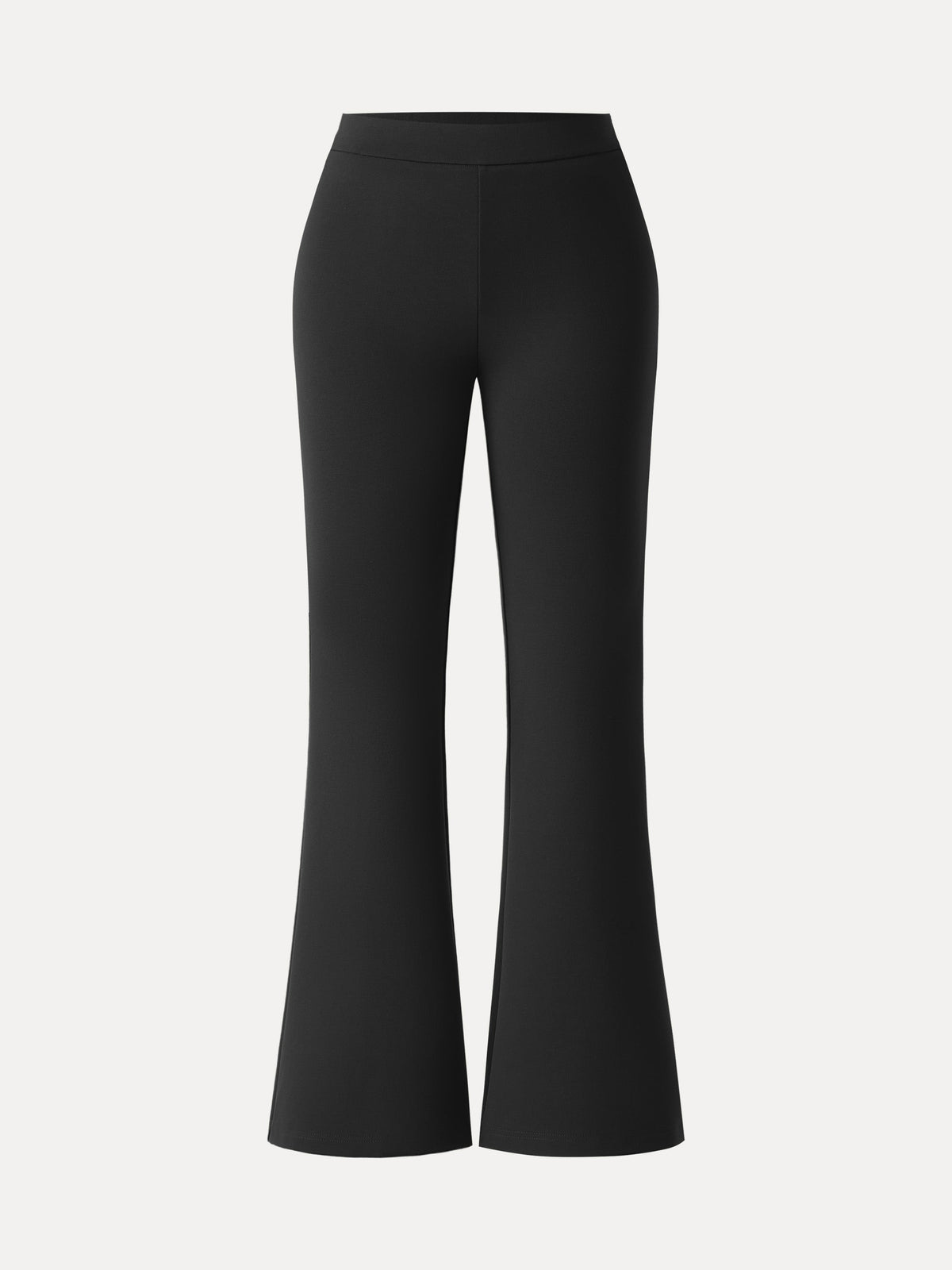 Slimming Ponte High Rise Pull-on Flared Pants