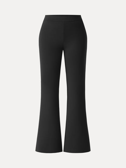 Slimming Ponte High Rise Pull-on Flared Pants