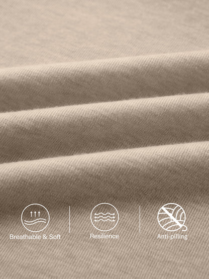 Essential Lyocell Cashmere Multi-Wear Long Sleeve Top with Thumbholes