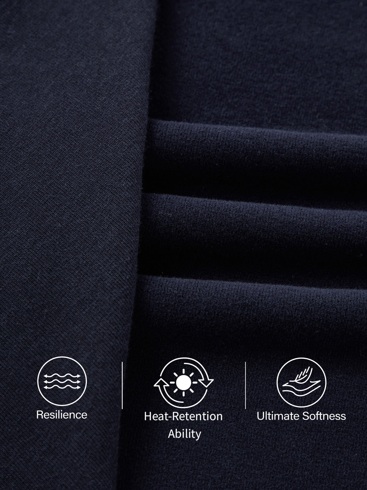 ProWarm Long Sleeves Mockneck Tucks Midi Dress