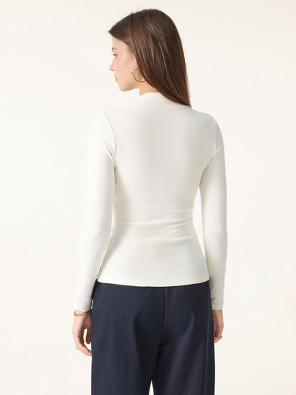 Essential V-neck Wide Binding Slimming Brami Top